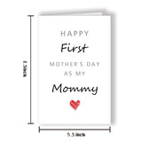 Lovely Happy First Mother’S Day For Mommy Mom, Unique Celebrating Mom’S Day Card For Mama Mother