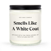 Future Doctor Gifts, Funny White Coat Ceremony Gifts, Medical School Graduation Present, Congratulations Gift For Med Student - Handmade Lavender Scented Candle 7Oz