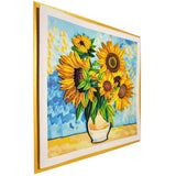 Handcraft Quilling Greeting Card Sunflower Design For Him Her, Friend, Mom, Dad, Daughter, Sister For Happy Birthday, Mother'S Day, Anniversary, Blank Inside, Includes Envelope, Ready To Gift