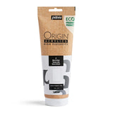 PEBEO Origin - Eco-designed High-viscosity Acrylic Paint - High Pigment Concentration for Intense Color and Excellent Lightfastness - 8.11 Fluid Ounces (240 ml) Tube - Titanium White