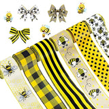 Bee Ribbons 6 Rolls Bee Wired Ribbon Sewing Diy Craft Bee Fabric 40 Ya