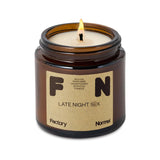 Late Night S*X Scented Soy Candles, Handmade Amber Jar Candle (4Oz, Late Night S*X)