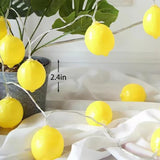 Lemon Decor String Lights, Battery Operated 6.5Ft 10Led Summer Room Decor Lights For Girls Bedroom Or Summer Theme Party
