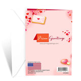 Granddaughter Valentine'S Day Card, Made In America, Eco-Friendly, Thick Card Stock With Premium Envelope 5In X 7.75In, Packaged In Protective Mailer (Heart Cookie)