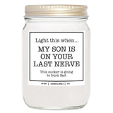 You Nique Designs Daughter In Law Candle 9Oz - Daughter In Law Gifts From Mother In Law - Funny Daughter In Law Candle For Mothers Day & Birthday Gifts For Daughter-In-Law (Lavender & Vanilla)