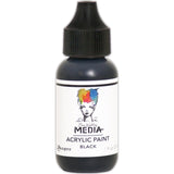 Ranger MDQ5391 Heavy Body Acrylic Paint 1oz Black