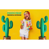 2 Pack Inflatable 36" Cactus Prop Décor Mexicano Fiesta Cinco De Mayo Party