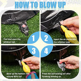 6pcs Race Car Tire Foil Balloons β 18" Black & White Party Decor for Car-Themed Birthdays