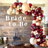 118Pcs Burgundy Gold Balloon Arch Garland Kit Double Stuffed Wine Red
