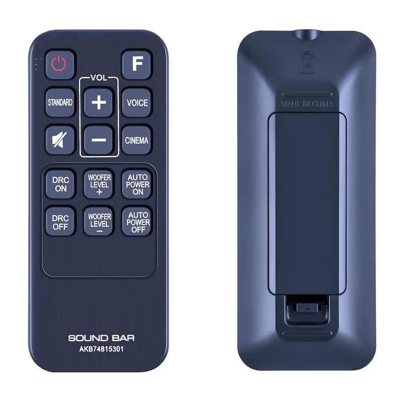 New Akb74815301 Replacement Remote Control For Lg Soundbar S55A3-D Las454B Las