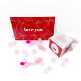 2-In-1 Surprise Boom Envelope Romantic Card With Confetti Exploding (Love You) – Valentine Funny Gift, Mom, Dad, Wife, Him, Her, Girlfriend, Boyfriend