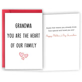 Mothers Day Card For Grandma, Grandma Mothers Day Gift, Happy Mother'S Day Card For Grandmother Nana Granny, Funny Mother'S Day Gifts From Grandson Granddaughter Grandkids