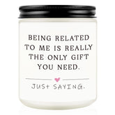Funny Sibling Candle, Sister Gifts, Brother Gifts, Fathers Day Birthday Christmas Gift For Sister Brother, National Siblings Day Gift For Sisters, Brothers, Cousin