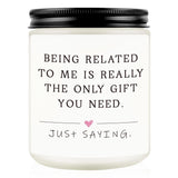 Funny Sibling Candle, Sister Gifts, Brother Gifts, Fathers Day Birthday Christmas Gift For Sister Brother, National Siblings Day Gift For Sisters, Brothers, Cousin