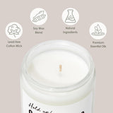 70Th Birthday Gifts For Women, Men, 70Th Birthday Gift, Gifts For 70 Year Old Woman, Happy 70 Year Old Bday Candle 7Oz Soy Wax Lavender & Woods Scented