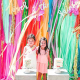 Crepe Paper Streamers 4 Rolls 328Ft, Pack Of Unique 3 Purple And White Party Streamer For Birthday Wedding Ceremony Baby Shower Party Decorations Diy Supplies Art Crafts (1.8Inch X 82Ft/Roll)