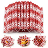 160 Sheet Valentine'S Day Wax Paper Sheets For Food Heart Sign Sweet Love Grid Wax Wrapping Bulk Parchment Baking Paper Sandwich Candy Cookies Waterproof Oilproof Basket Liners Kitchen