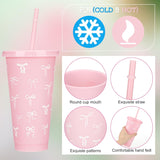 6 Set Baby Shower Game Prizes For Winners Coquette Bow Thank You Gift Bulk Including Coquette Cups Keychains Hair Accessories Gift For Christmas Party