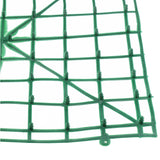 Artificial Flower Grille Panel 25X25 Cm Plastic Embedded Grid Suitable For Diy Wedding Arches Wall Decoration And Party Backgrounds Can Be Spliced With Plant Wall Bases 8Pcs