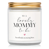Mom To Be Gift, Pregnancy Gifts For Expecting Moms - Vanilla Scented Candle, Lovely New Mommy Gift, Expecting Mom Gifts, Mothers Day Present
