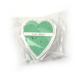 Bloomin Mini Sage Green Heart-Shaped Seed Paper Enclosure Cards 9 Card Set - Perfect For Valentine'S Day, Mother'S Day And Wedding Anniversaries! Size: 2.25 X 2.25 By Bloomin