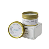 A Single Gift Box Of Scented Candles With Soy Wax, Offering A Premium And Atmospheric Fragrance (Jasmine)