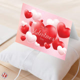 Happy Valentine’S Day Greeting Cards And Envelopes, Beautiful And Romantic Valentines Love Hearts Greetings For Husband, Wife, Boyfriend, Girlfriend | 5" X 7" | 25 Valentine Cards & 25 Envelopes