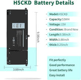 H5CKD Laptop Battery Replacement for Dell Inspiron 5400 5406 7405 7306 53Wh