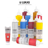LUKAS CRYL Studio Artists Paint High Pigment Concentration Paint - 250 ml Bottle - Metallic Gold Bronze