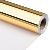 30 In X 32.8 Ft (81.7 Sq.Ft.) Gold Wrapping Paper Roll, Gift Wrap With Metallic Shine For Wedding, Birthday, Party, Holiday, Congrats, Mother’S Day