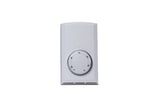Double Pole Mechanical Wall Thermostat For Electric Heaters (Model: T522-W), 22 Amp, White