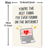 Romantic Valentines Card For Boyfriend,Funny Birthday Cards For Men Husband, Boyfriend Birthday Card, Funny Anniversary Card