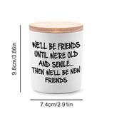 Best Friend Birthday Gifts For Women Bestie Christmas Friendship Gifts For Women Friends Female Novelty Unique Lavender Scented Soy Candles We'Ll Be Friends Until We'Re Old And Senile