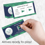 Big Dot of Happiness Par-Tee Time - Golf - Birthday or Retirement Party Game Scratch Off Cards - 22 Count