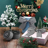 3 Rolls 30 Yard X 2 Inch Striped Ribbon Striped Fabric Grosgrain Ribbo