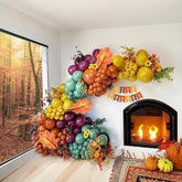 Fall Balloon Garland Arch Kit 129Pcs Burnt Orange Burgundy Sage Green Party Decor