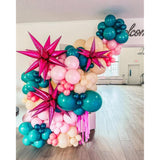 3Pcs 26Inch Babe Pink Star Foil Balloons.Babe Explosion Star Burst Star Balloon-Spike Cone Balloon For Birthday Party Decorations,Wedding,Bachelor Party