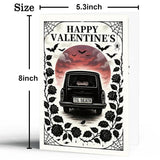 Horror Valentines Day Card For Him, Goth Valentines Gift For Men
