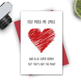 Naughty Anniversary Card, Love Card, Sexy Card For Boyfriend Husband, Girlfriend Raunchy Gift, Valentine'S Day Card