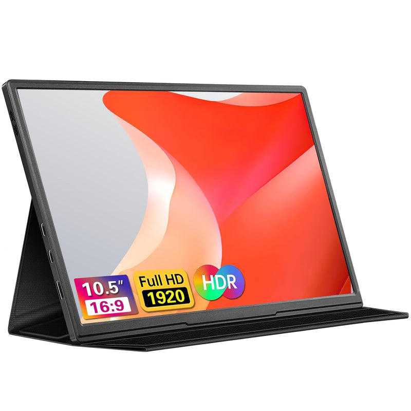10.5Inch Portable Monitor 1920X1280P Fhd Ips Screen Usb-C Laptop Monitor Hdmi