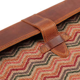 Top Grain Leather Macbook Bag Laptop Sleeve for MacBook Pro and MacBook Air Case 14 Inch - 13 Inch (M4, M3, M2, M2, M1, Pro, Max) 13.3 Inch, iPad Pro 12.9 Inch - 2020 to 2024 Models