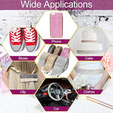 6 Rolls Self Adhesive Crystal Rhinestone Ribbon Diamond Bling Ribbons