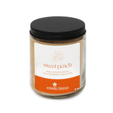 Peach Scented Candle, 9Oz Clear Glass Jar, Fruity Home Fragrance, Scented Candles For Home, Soy Candles For Home Scent, Candle Gift For Women Men, Home Fragrance Decoration