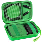 Travel Case For Ucomx For Nano/For Rtops/For Hicober/For Iseyyox 3 In 1 Wireless Charger, Foldable Magnetic Charging Station Storage Holder Bag For Fast Charge Pad Cable And Adapter, Green-Box Only