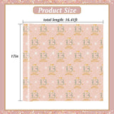 Happy 13Th Birthday Wrapping Paper For 13Th Birthday Girls, Rose Gold 13Th Birthday Decorations For Girls, Mini Roll 17 Inches X 16.4 Feet, 13Th Birthday Gifts Ideas For Daughter Granddaughter Friends