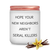 House Warming Gifts New Home - Vanilla Scented New Home Candle - Funny Housewarming Gifts For Women Men Friend Moving Away New Apartment Essentials, House Warming Decoration Party Decor