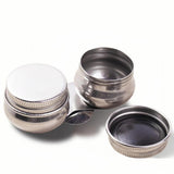 1 Set Stainless Steel Art Oil Pot With Lid Leak Proof Drum Shape Oil Pot For Artists, Students, Drawing Enthusiasts Painting