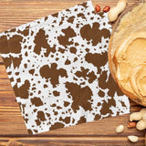 Highland Cow Decorations, 40Pcs Cow Print Napkins Cow Print Party Supplies Disposable Brown Cow Napkins,Cocktail Cow Print Tissue Paper For Farm Cow Birthday Party Baby Shower Decorations