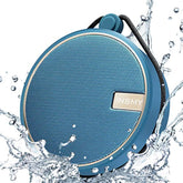 C12 Ipx7 Waterproof Shower Bluetooth Speaker, Portable Small Speaker, Speakers Bluetooth Wireless Loud Clear Sound Support Tf Csuard Ction Cup For Outdoor Kayak Canoe Beach Gift (Navy)