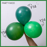 Dark Green Balloons 140Pcs Different Sizes Of 18 12 10 5 Inch Emerald Hunter Forest Green Balloon Arch Kit For Birthday Christmas Graduation Dinosaur Jungle Theme Party Decorations Green-Y56